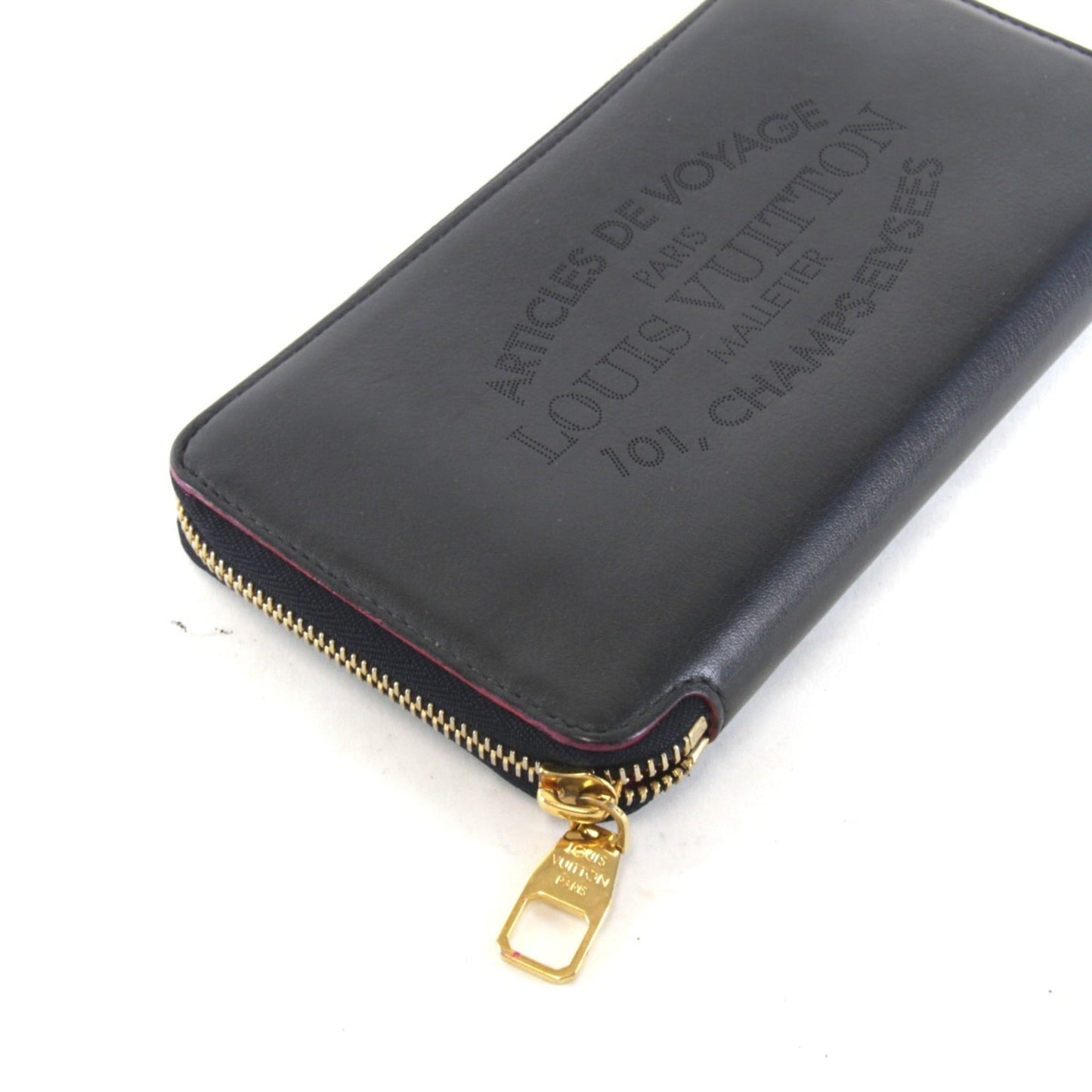 Louis Vuitton  Leather Long Wallet (Bi-Fold)