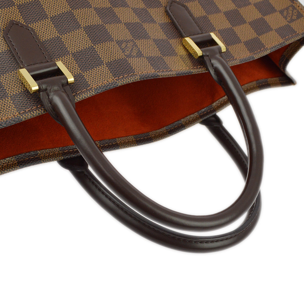 Louis Vuitton 2004 Damier Sac Plat HandBag N51140