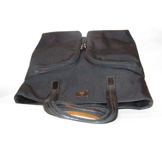 Gucci Satcheltote Style Pursesdesigner Purses Black Leather And Gg Leather Satchel