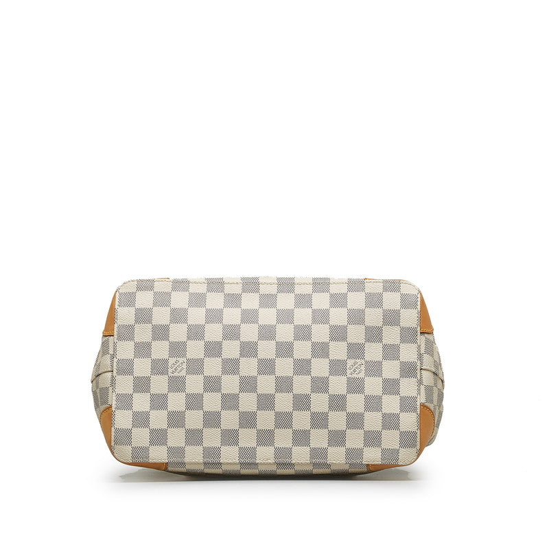 Louis Vuitton Damière Azur Hamsteed PM Handbag N51207 White PVC Leather  Louis Vuitton