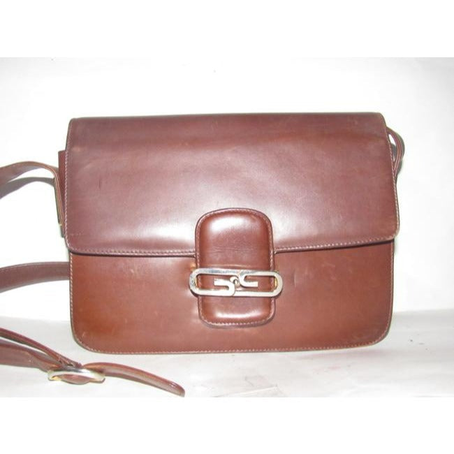 Gucci Vintage Pursesdesigner Purses Caramel Brown Leather Shoulder Bag