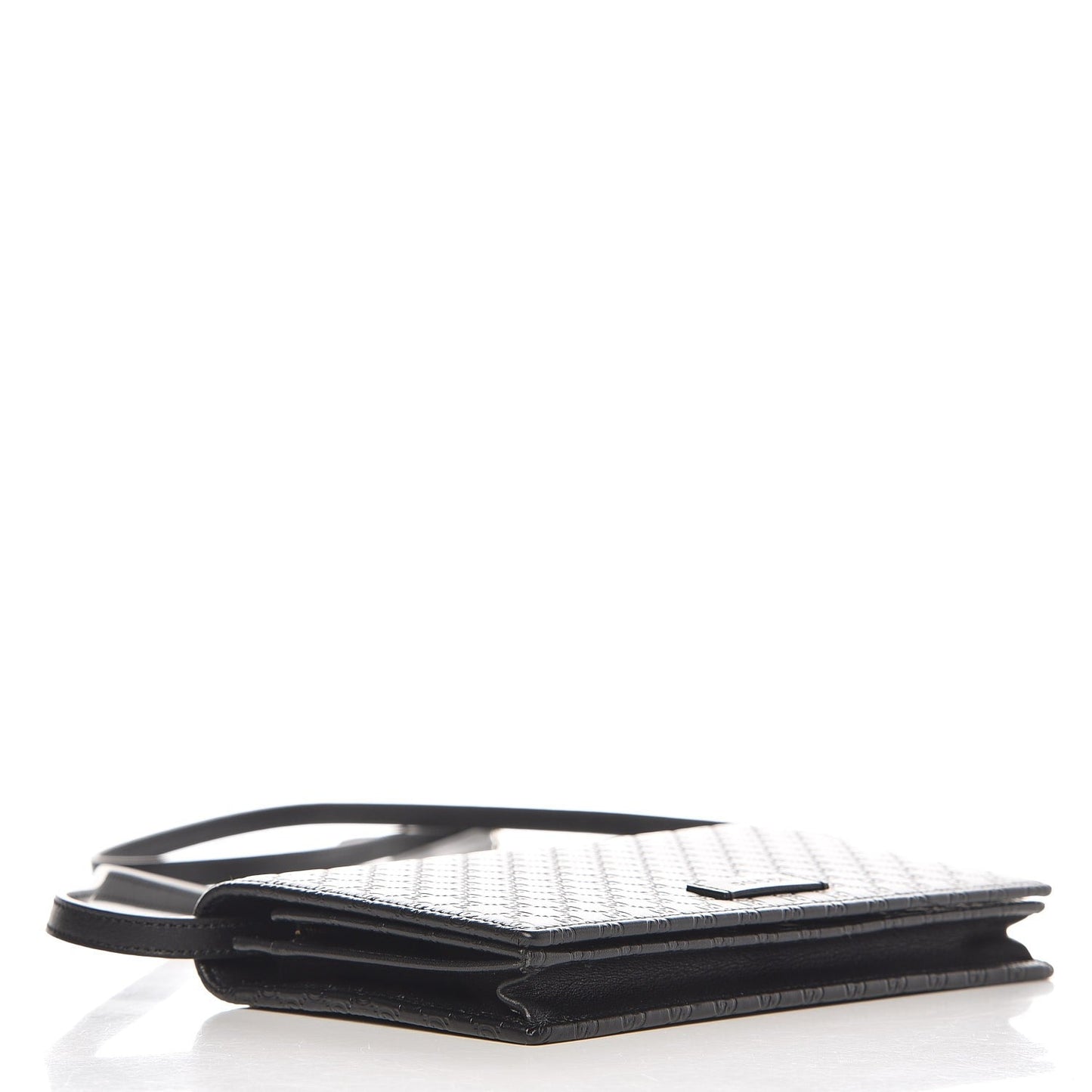 Gucci Microguccissima Leather Shoulder Bag in Black