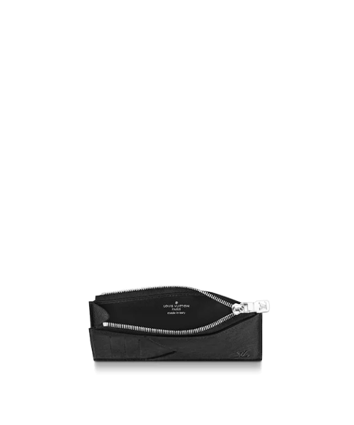 Louis Vuitton Coin Card Holder Taiga Leather