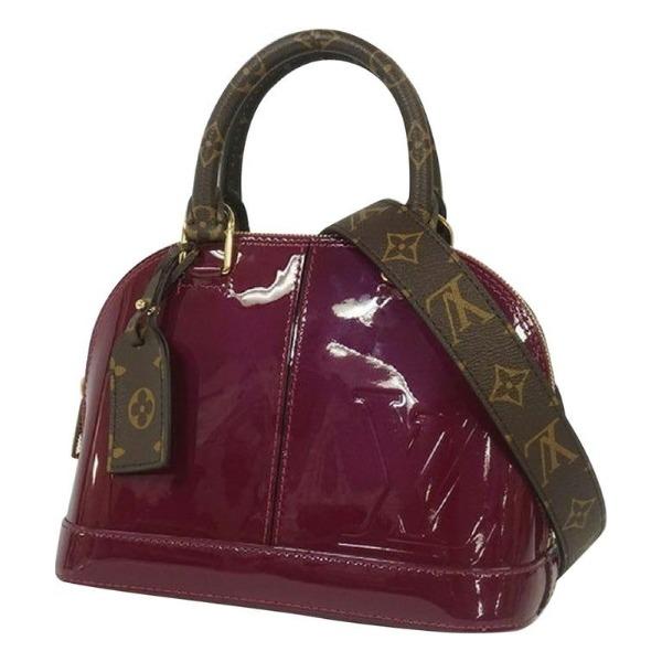 Louis Vuitton Alma BB Patent Leather Magenta