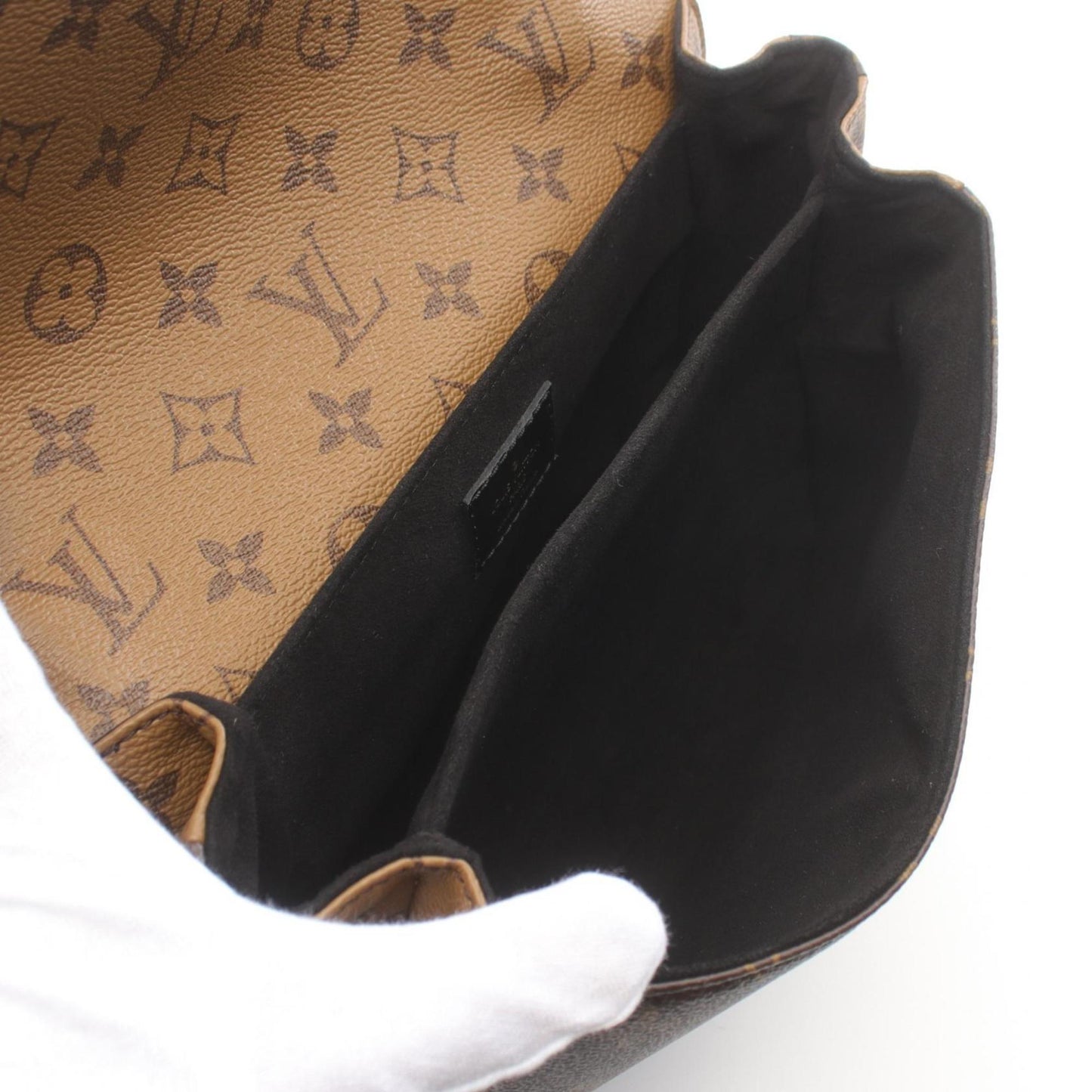 Louis Vuitton   Coated Canvas Pvc Leather Handbag Pochette