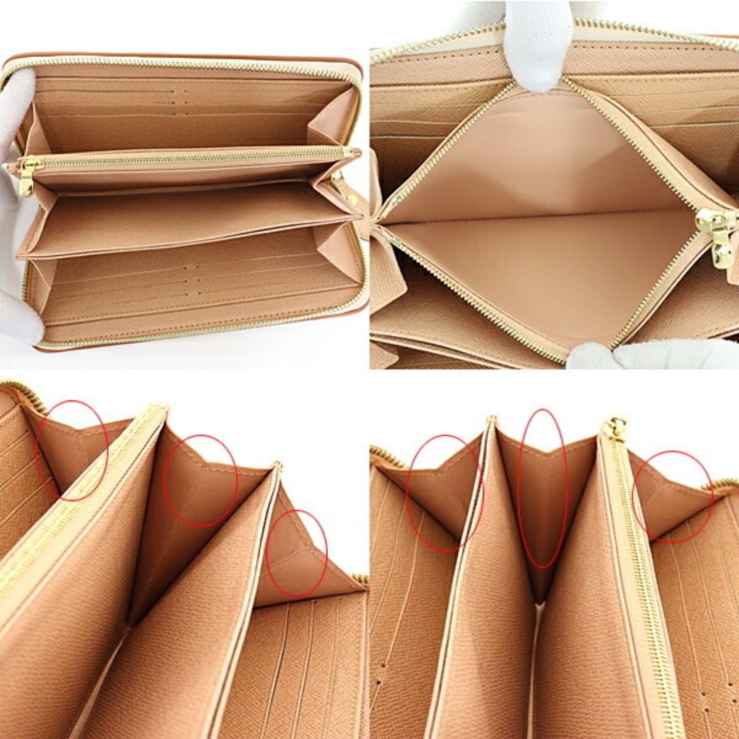 Louis Vuitton   Monogram Canvas Leather Long Wallet (Bi-Fold)