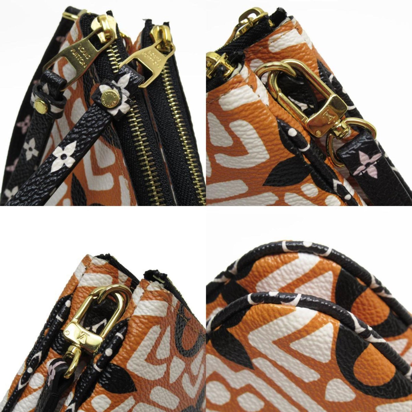 Louis Vuitton    Coated Canvas Pochette Shoulder Bag