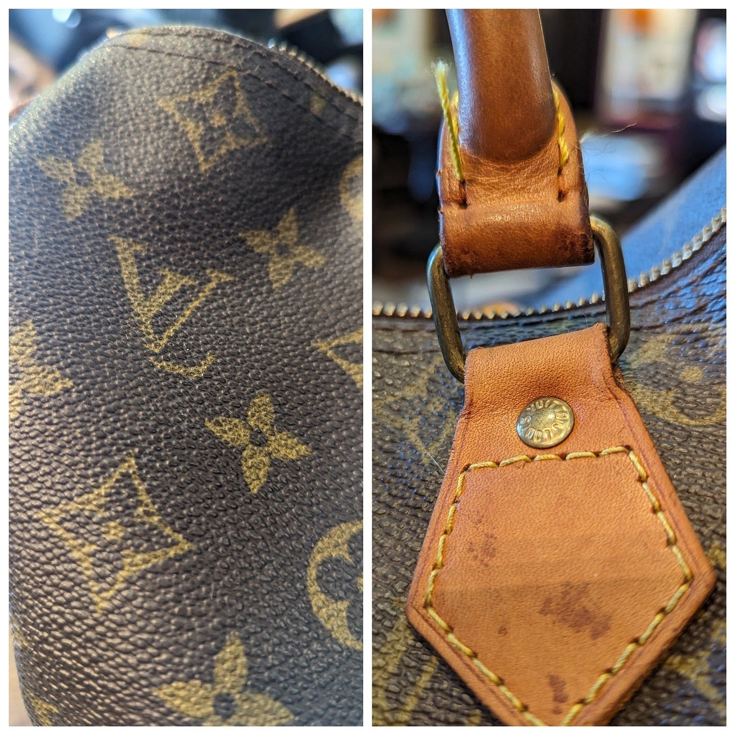 Louis Vuitton 1986 Monogram Canvas Speedy 30 Bag