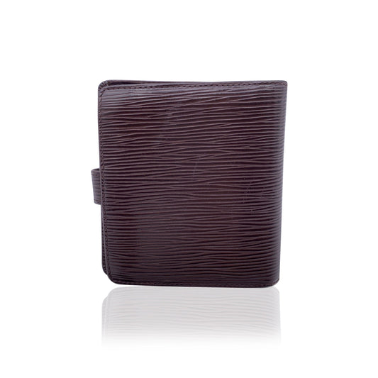 LOUIS VUITTON Brown Epi Leather Compact Wallet Coin Purse