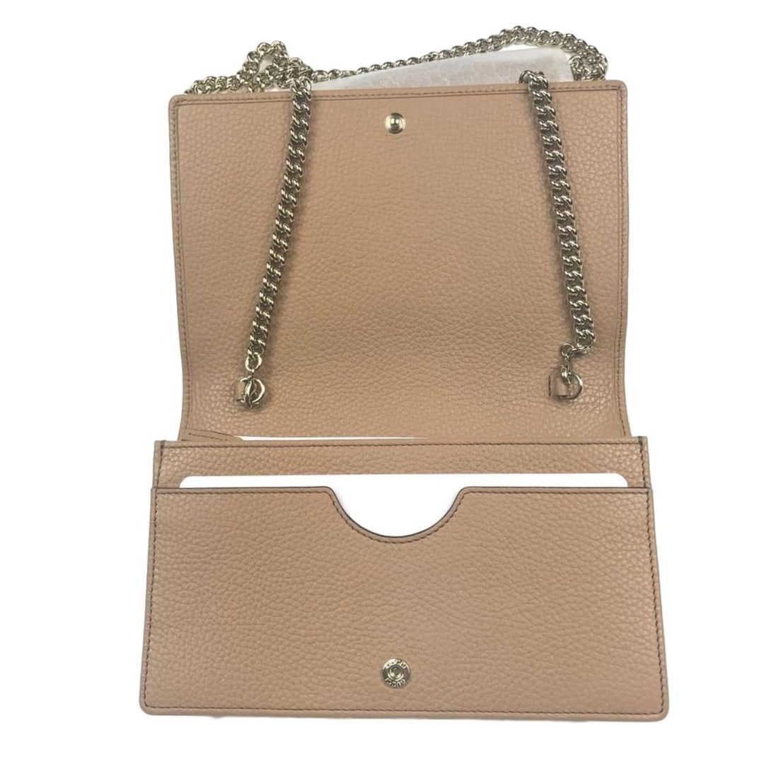 Gucci Soho Wallet with Removable Chain in Camel