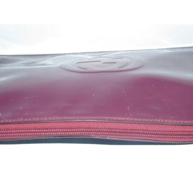 Gucci Xl Vintage Style Pursesdesigner Purses Purple Patent Leather Clutch