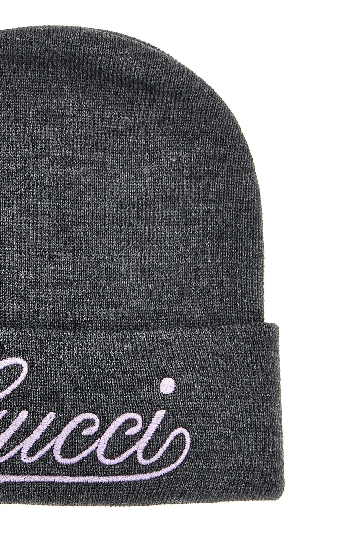 Gucci Women Logo Embroidery Beanie