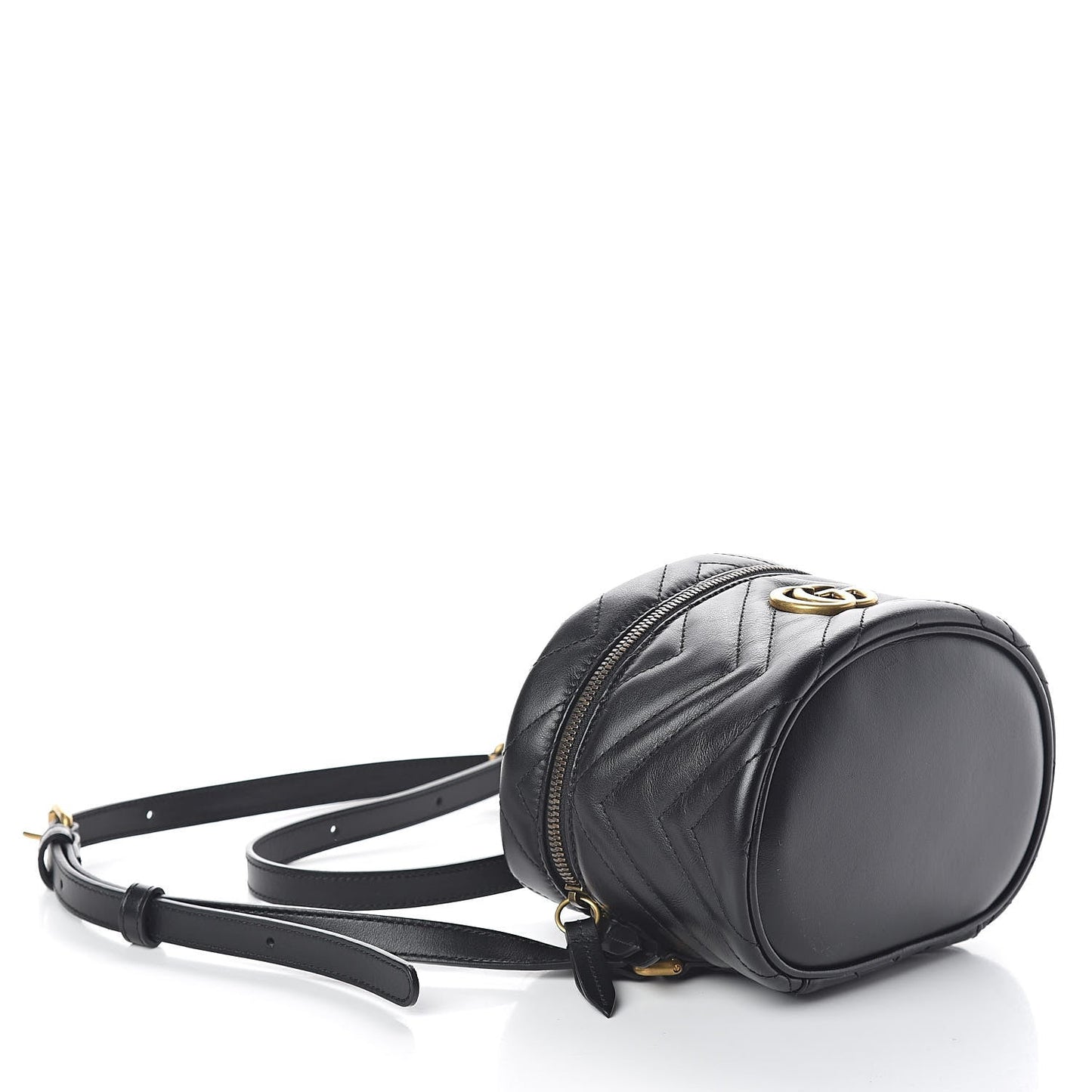 Gucci GG Marmont Matelasse Mini Backpack in Black