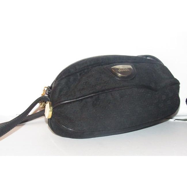Gucci Micro Guccissima Football Shape Cross Bodyshoulder Purses Black Leather And Gg Leather Satchel