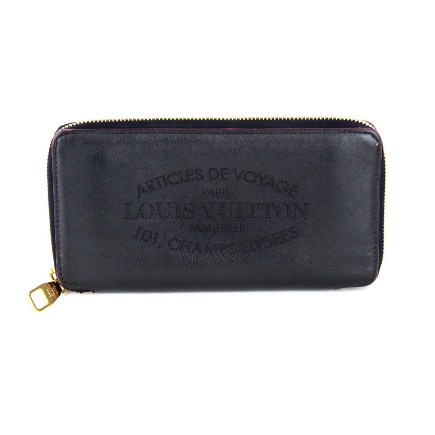 Louis Vuitton  Leather Long Wallet (Bi-Fold)