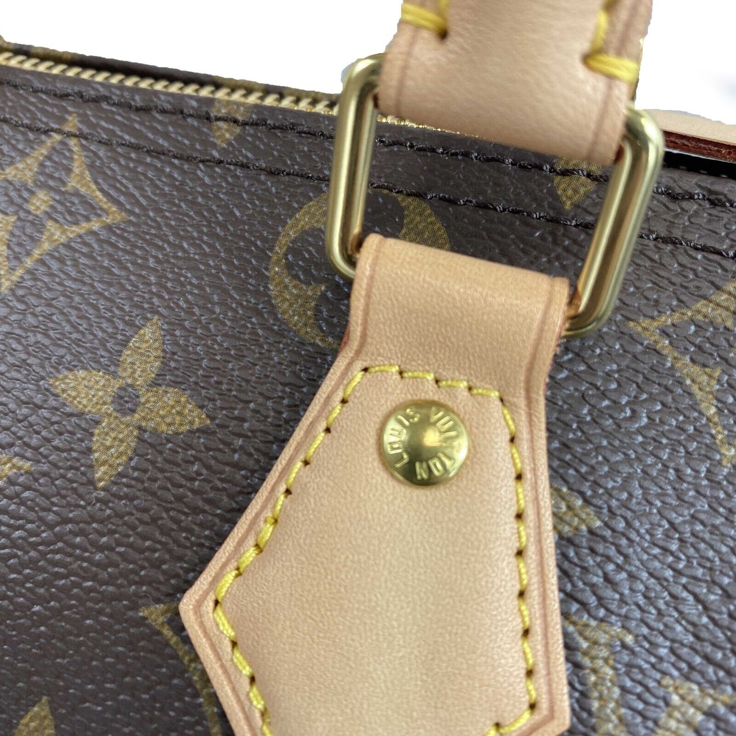 LOUIS VUITTON - Excellent - Speedy 25 - Brown Monogram Coated Canvas Satchel