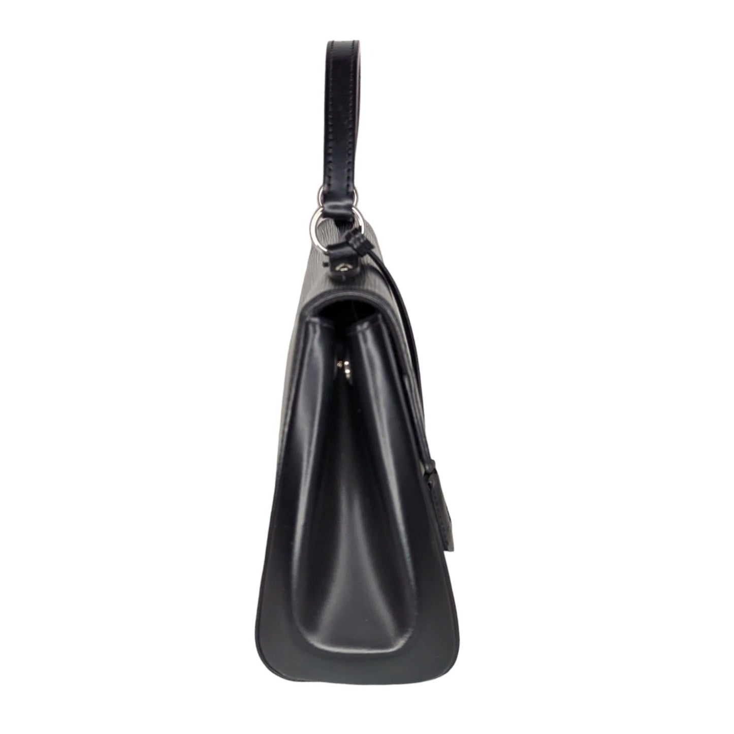 Louis Vuitton Black EPI Cluny BB Top Handle Bag