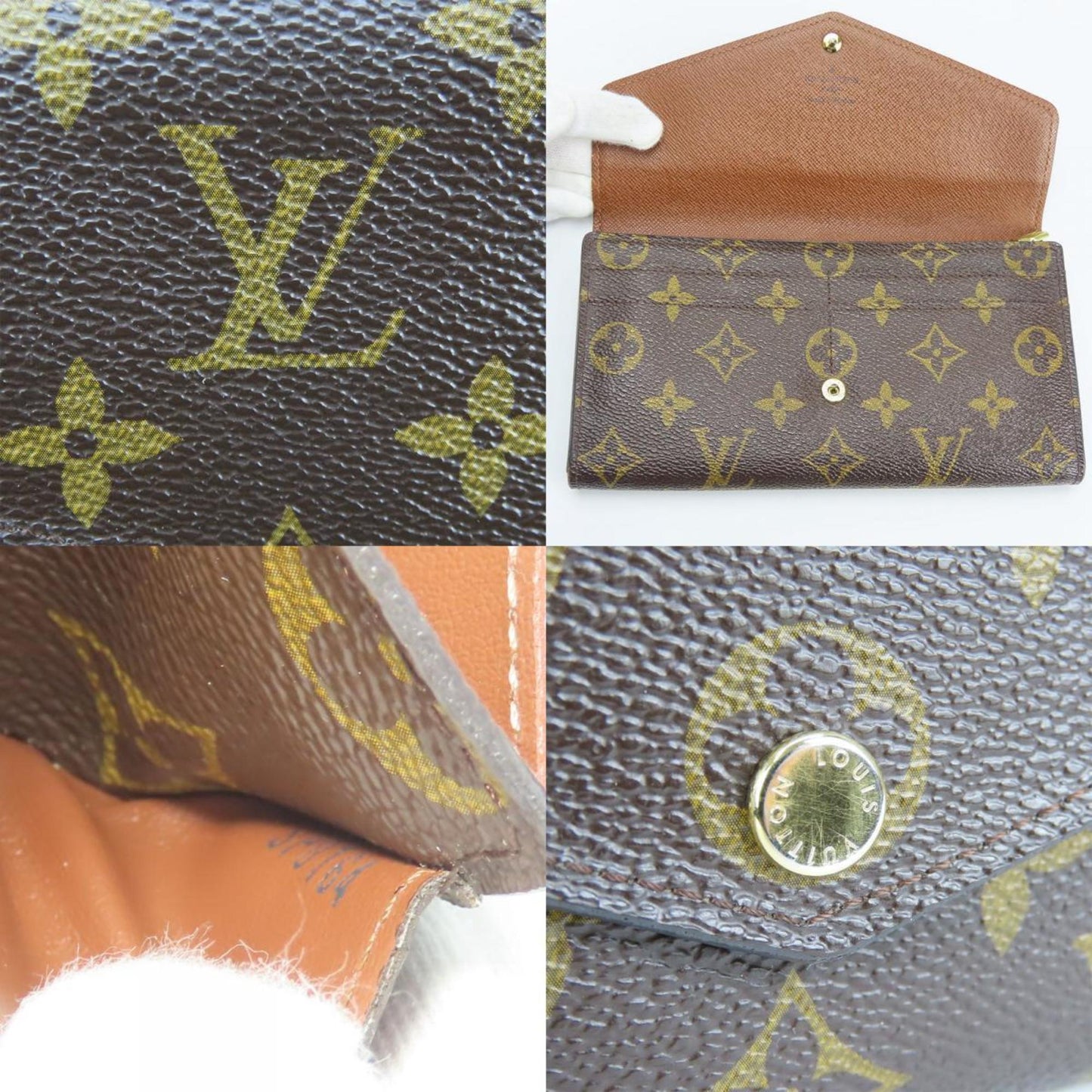 Louis Vuitton  Monogram Long Wallet (Bi-Fold)
