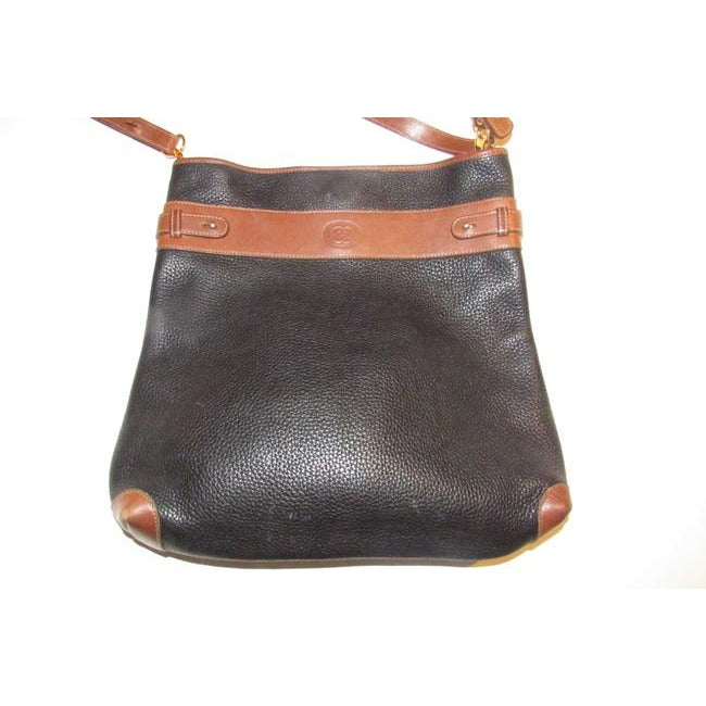 Gucci Vintage Black Pebbled Leather Tote