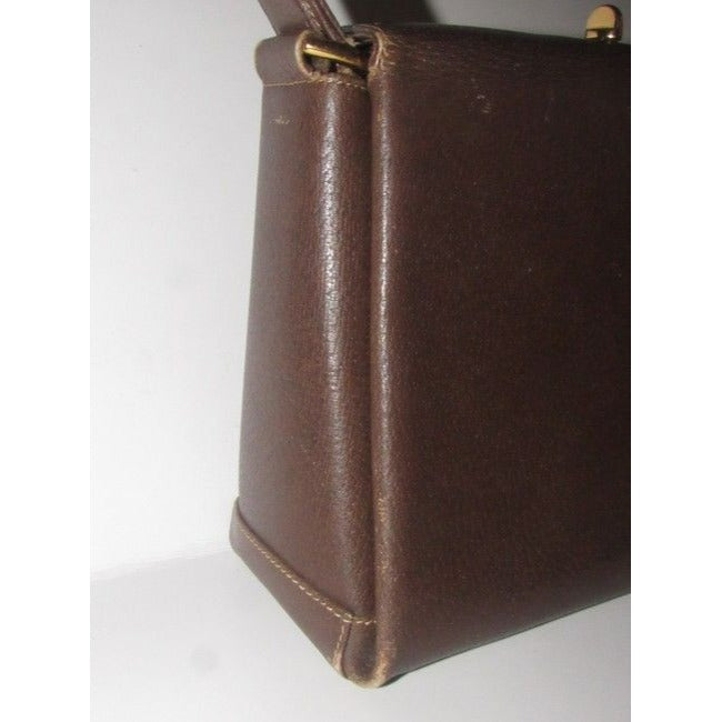 Gucci Vintage Pursesdesigner Purses Brown Leather Shoulder Bag