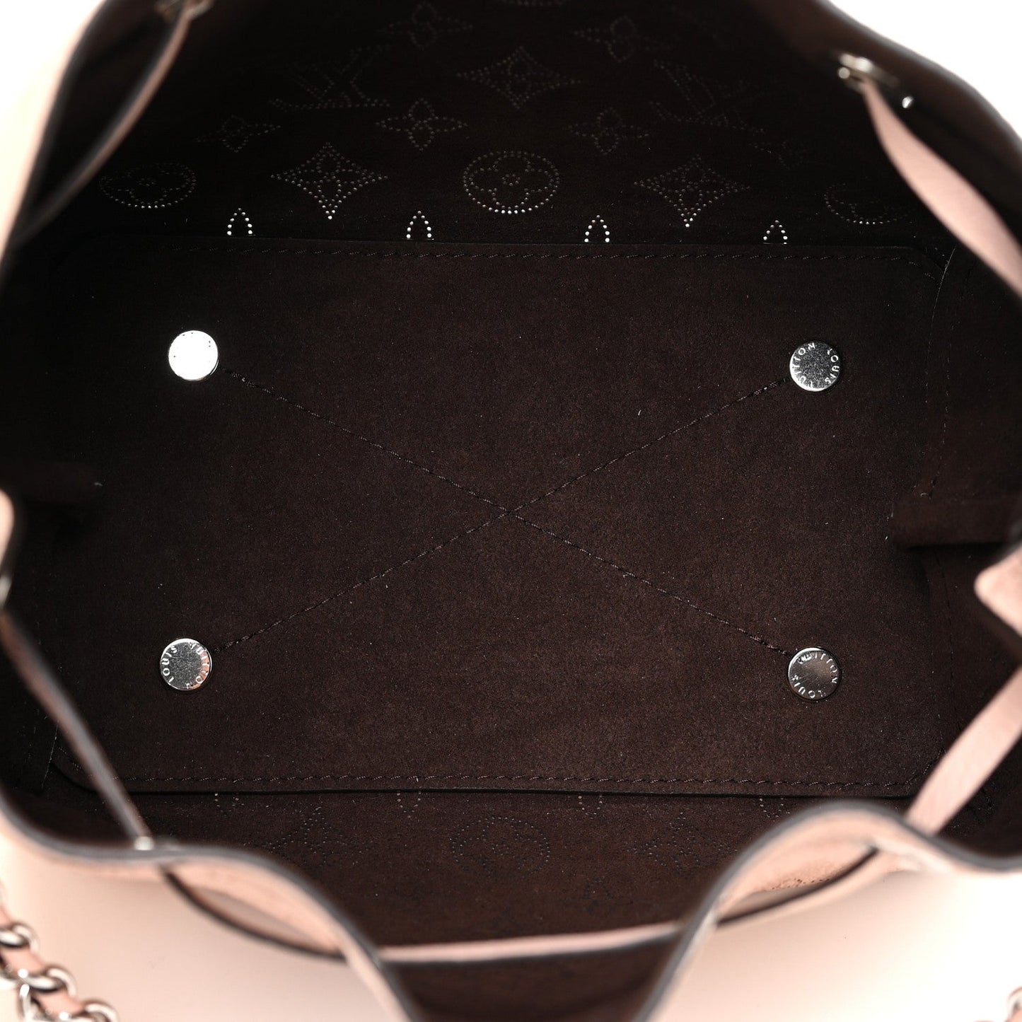 LOUIS VUITTON BELLA BUCKET MAHINA BAG