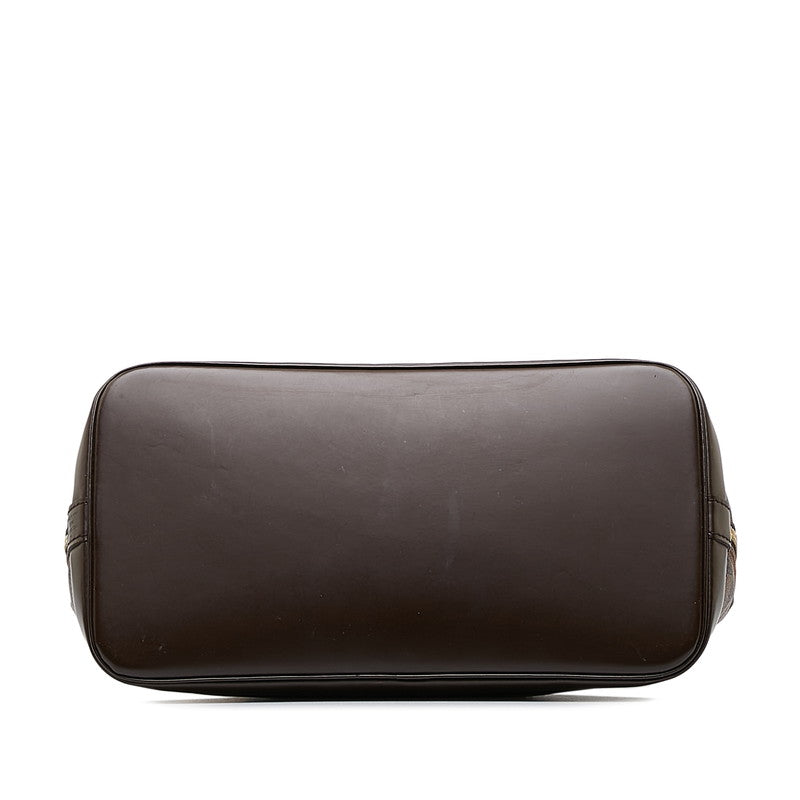 Louis Vuitton Alma Handbag N51131 Brown PVC Leather  Louis Vuitton