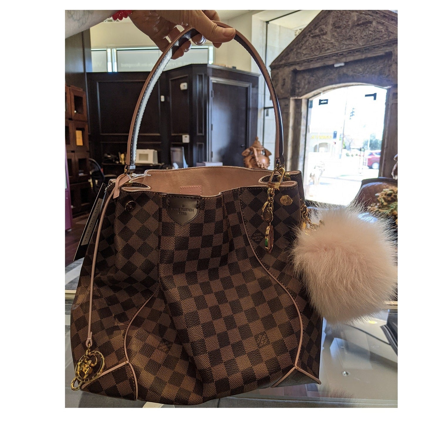 Louis Vuitton Fuzzy Bubble Bag Charm