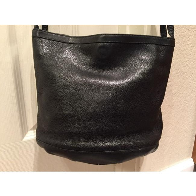 Gucci Vintage Pursesdesigner Purses Black Textured Leather Satchel
