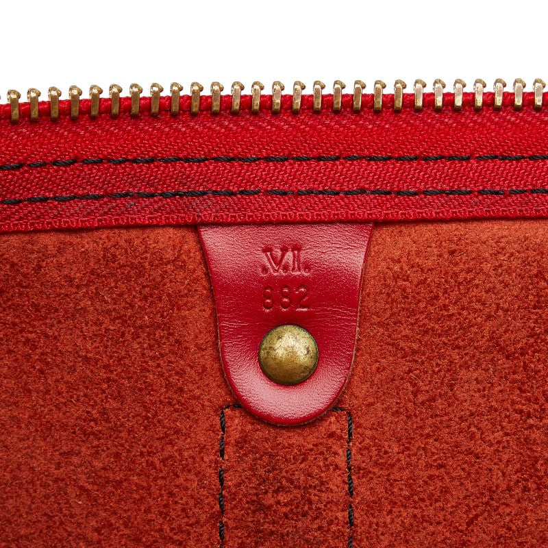 Louis Vuitton Epi Keepall 50 Boston Bag M42967 Castilian Red