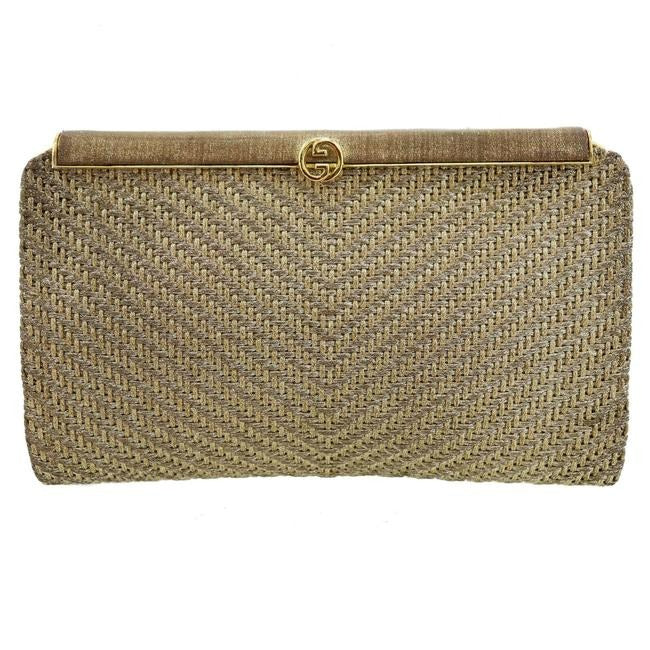 Gucci Mod Hinged Opening Clutch Style Purse