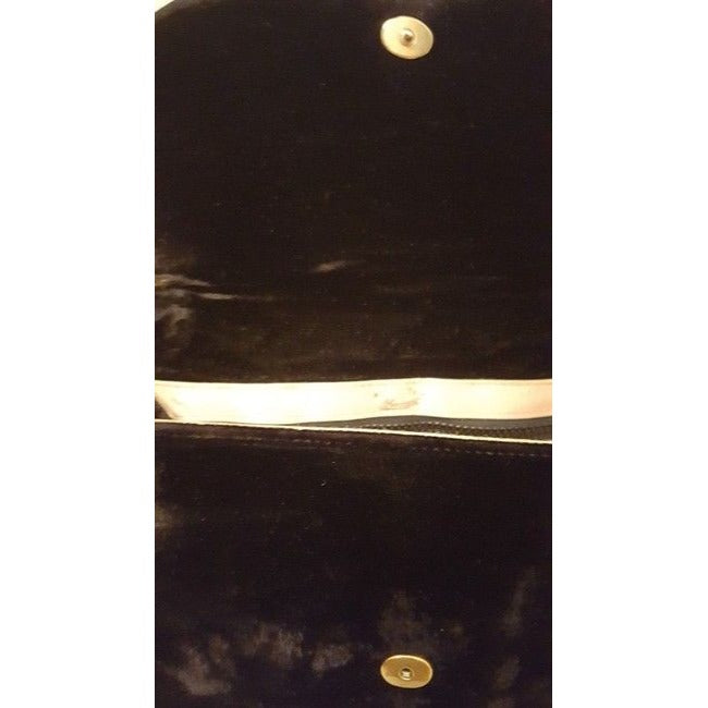 Gucci Vintage Pursesdesigner Purses Black Velvet Shoulder Bag