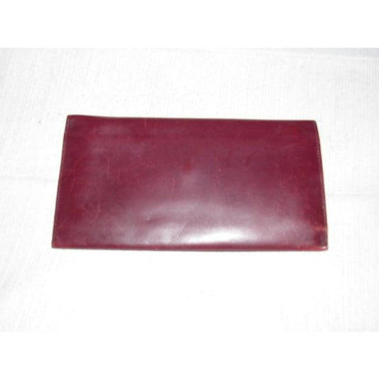Gucci Super Soft Burgundy Leather With Gold Hardware Vintage Wallet