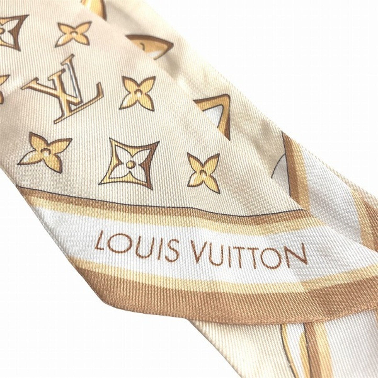Louis Vuitton  yellow Silk Scarf