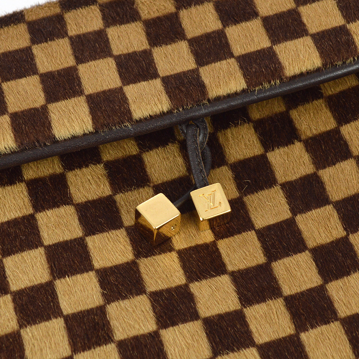 Louis Vuitton 2001 Damier Sauvage Gazelle Bum Bag M92130