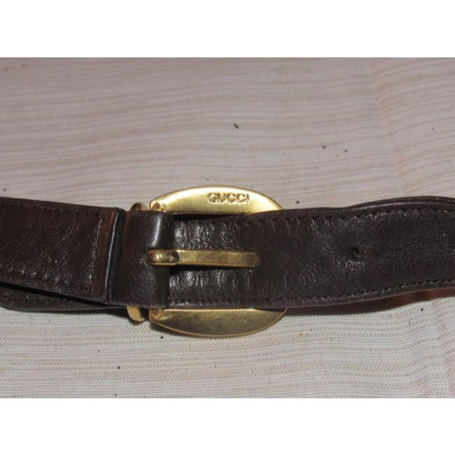 Gucci Vintage Purses Brown Leather Cross Body Bag