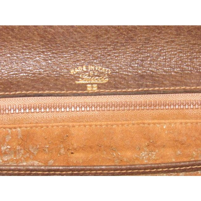 Gucci Vintage Pursesdesigner Purses Large G Logo Print Coated Canvas And Leather In Browns Clutch