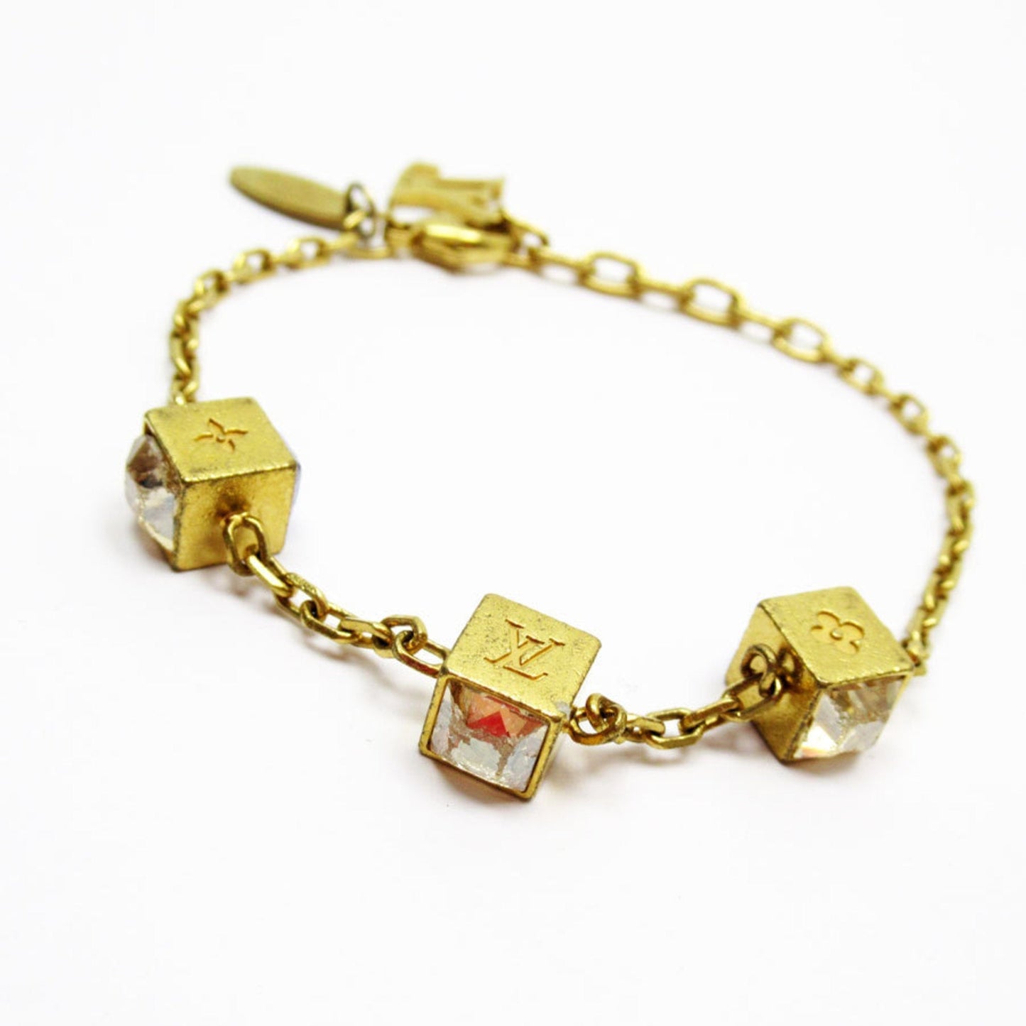 Louis Vuitton Clear Clear    Plating Charm Bracelet