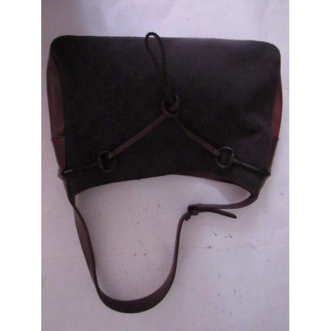 Gucci Tote Bag Newer Pursesdesigner Purses Brown Leather And Gg Leather Satchel