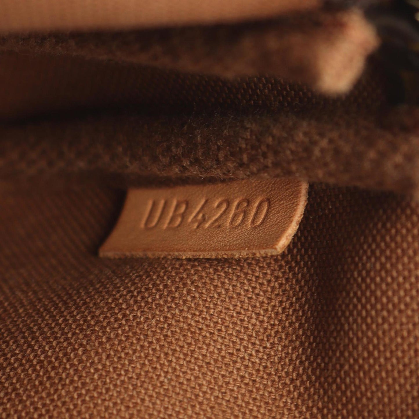 Louis Vuitton  Coated Canvas Leather Handbag Pochette