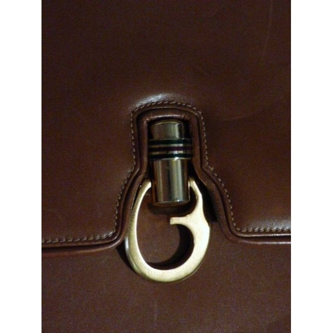 Gucci Vintage Pursesdesigner Purses Supple Caramel Brown Leather Satchel