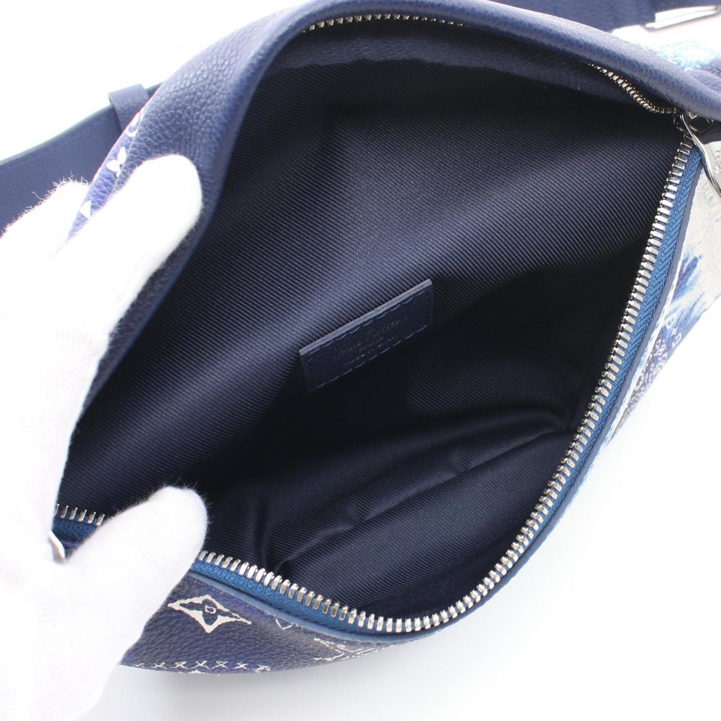 Louis Vuitton blue  Leather Fanny Pack