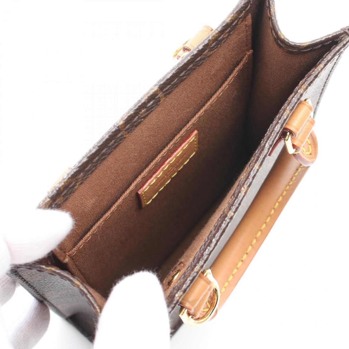 Louis Vuitton  Coated Canvas Leather Handbag