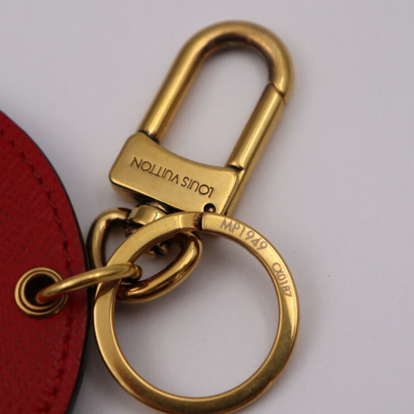 Louis Vuitton  Monogram  Color Leather Monogram Keyring