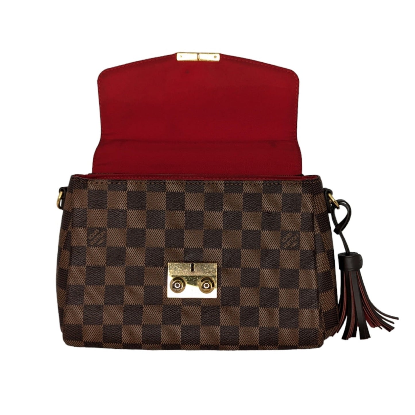 Louis Vuitton Damier Ebene Croisette Shoulder Bag