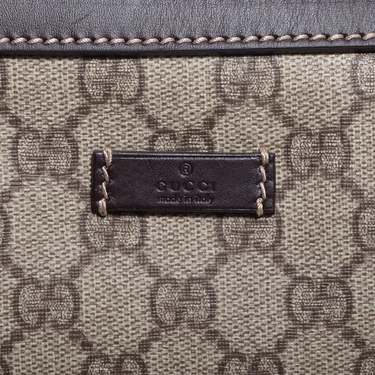 Gucci GG Plus Cuoio Minerva Monogram Briefcase in Cocoa