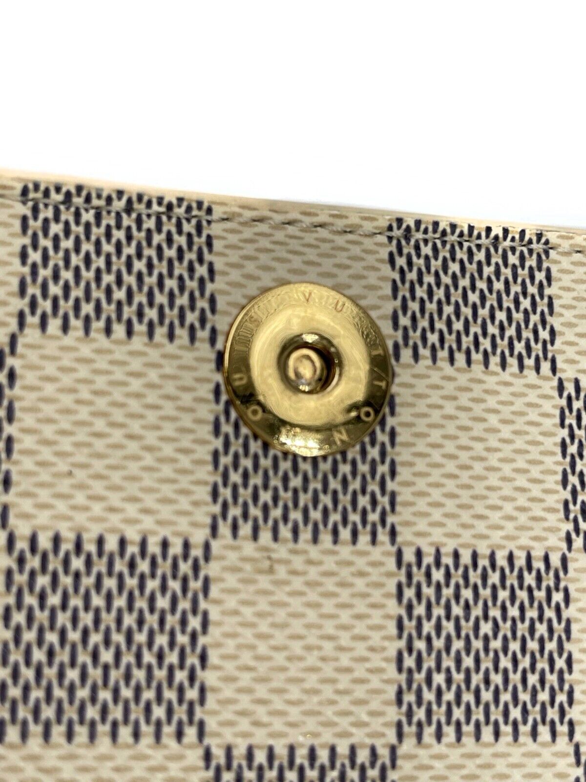 LOUIS VUITTON - Rare Damier Azur Summer Trunks Pochette Weekend Chain Crossbody