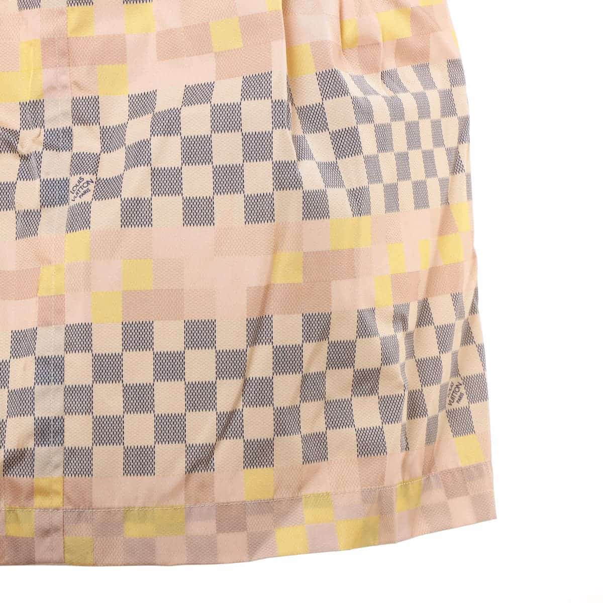 Louis Vuitton 22AW Cotton x Nylon Shirt 34  Pink RW222W Damier Nalle