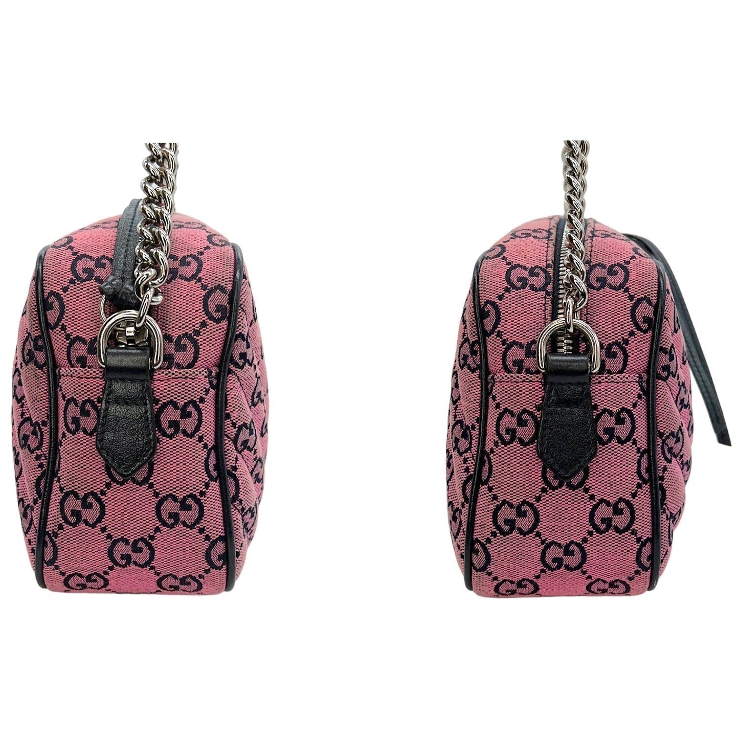 Gucci Bag GG Canvas Small Marmont Matelassé Crossbody Bag