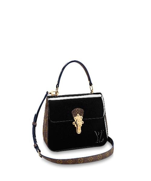 Louis Vuitton Cherrywood PM Patent Leather Black