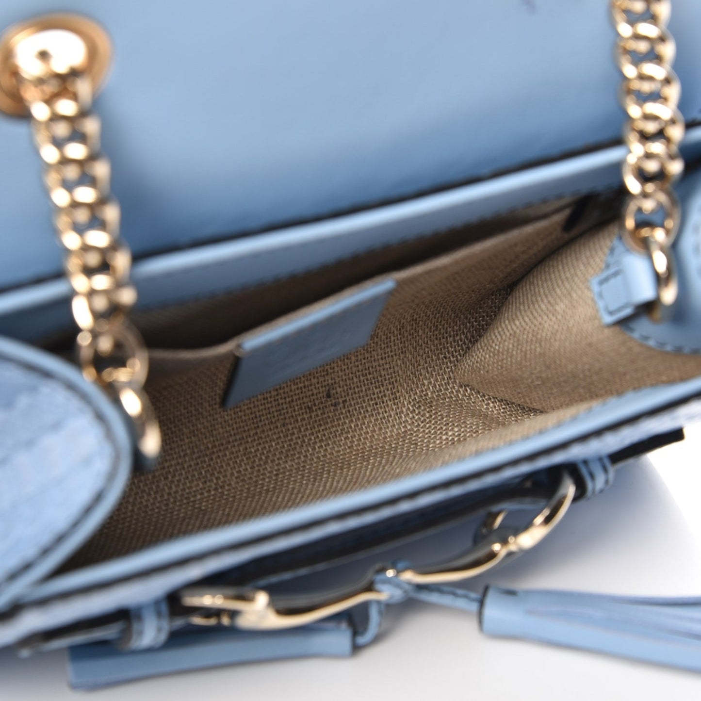 Gucci Emily Shoulder Bag in Mineral Blue